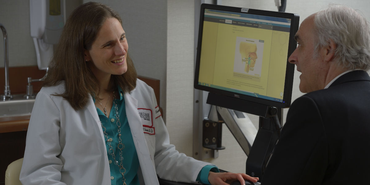Jessica Bauman, MD offers a variety of advanced treatment options to head and neck cancer patients at Fox Chase Cancer Center.