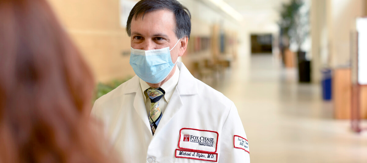 Dr. Michael Styler offers the latest therapies for lymphoma patients in the Fox Chase-Temple University Hospital Bone Marrow Transplant Program.
